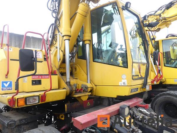 Grote foto schop road rails terex 1404 kzw doe het zelf en verbouw kranen en graafmachines