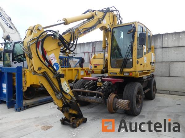 Grote foto schop road rails terex 1404 kzw doe het zelf en verbouw kranen en graafmachines