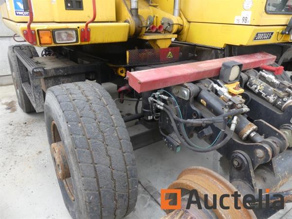 Grote foto schop road rails terex 1404 kzw doe het zelf en verbouw kranen en graafmachines