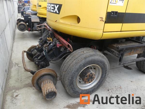 Grote foto schop road rails terex 1404 kzw doe het zelf en verbouw kranen en graafmachines