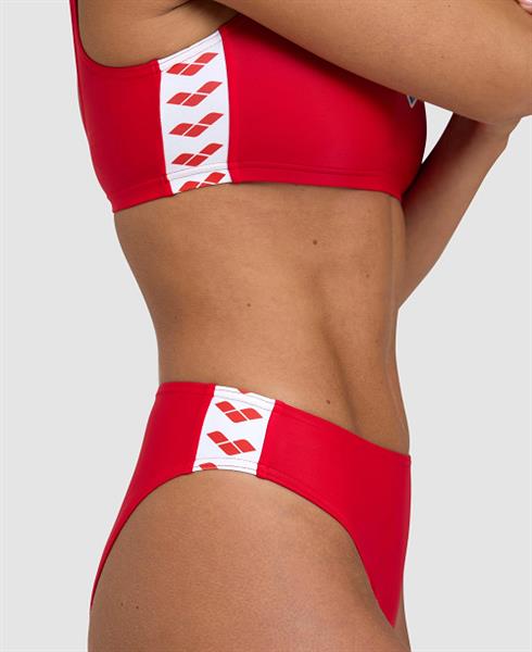 Grote foto opruiming arena size m bikini cross back solid red white m kleding dames badmode en zwemkleding