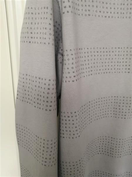 Grote foto nieuwe trendy grijze longsleeve met print xl kleding heren t shirts
