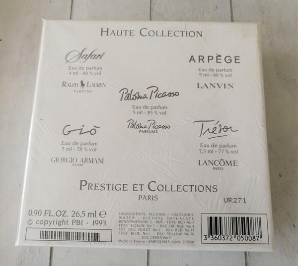 Grote foto prestige et collections miniatuur parfumset nieuw verzamelen parfumverzamelingen