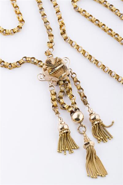 Grote foto antiek gouden schuifjes collier antiek en kunst overige in antiek gebruiksvoorwerpen