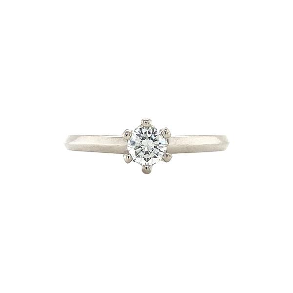 Grote foto witgouden solitair ring met diamant 14 krt nieuw kleding dames sieraden