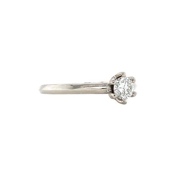 Grote foto witgouden solitair ring met diamant 14 krt nieuw kleding dames sieraden
