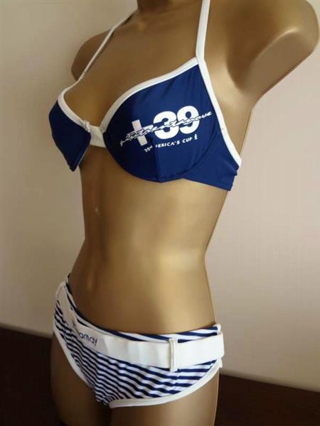 Grote foto wit met blauwe bikini navy collection yamamay kleding dames badmode en zwemkleding