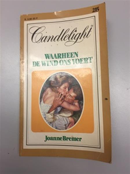 Grote foto candlelight waarheen de wind ons voert boeken romans