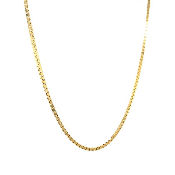 Grote foto gouden lengtecollier venetiaan 60 cm 14 krt kleding dames sieraden