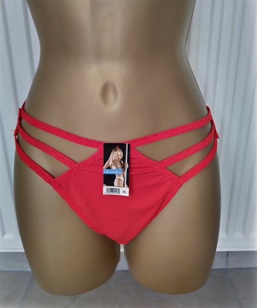 Grote foto mooie rode verstevigde bh met string a b cups kleding dames ondergoed en lingerie