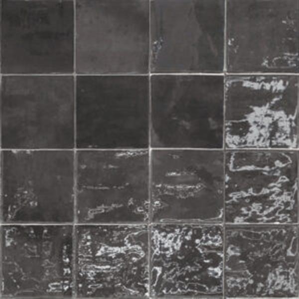 Grote foto 13x13 handvorm tegels zwarte wandtegel doe het zelf en verbouw tegels