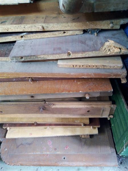 Grote foto houten planken. tuin en terras overige tuin en terras
