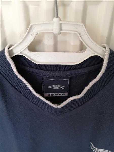 Grote foto marineblauw mouwloos shirt met v hals umbro kinderen en baby maat 158