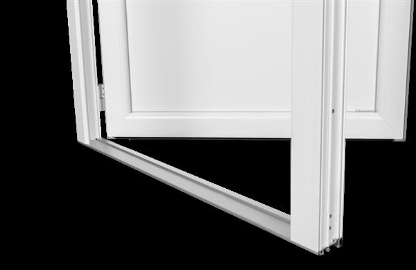 Grote foto deuren buitendeuren buitendraaiend deur wit 3 4 glas basic doe het zelf en verbouw deuren en horren