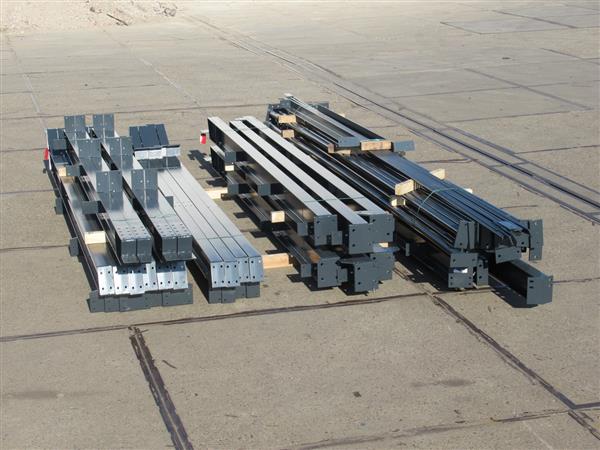 Grote foto nieuwe staalconstructie 8.00 x 20.00 meter zakelijke goederen bedrijfs onroerend goed
