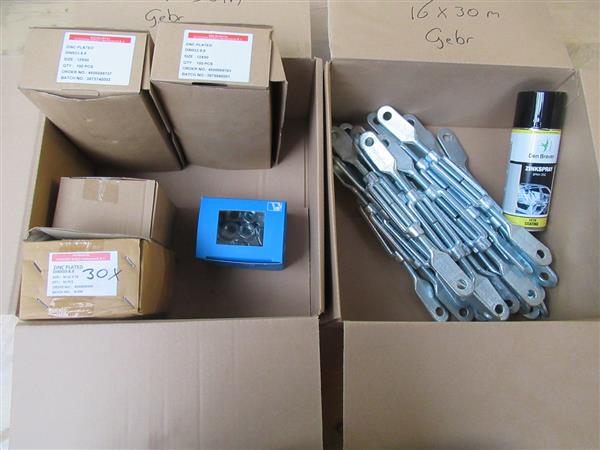Grote foto gebruikte staalconstructie 16.00 x 30.00 meter zakelijke goederen bedrijfs onroerend goed