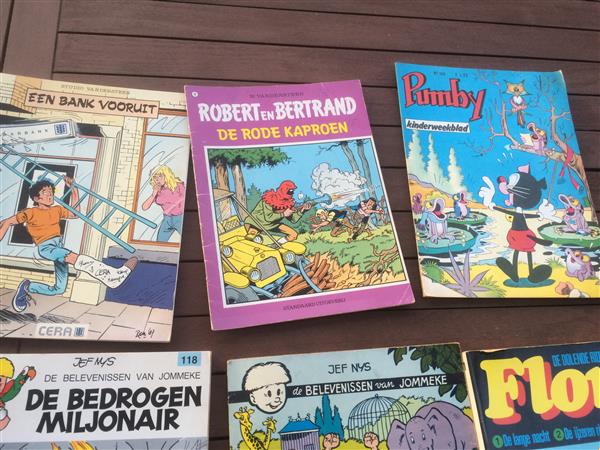 Grote foto stripboeken 9 stuks varia boeken stripboeken
