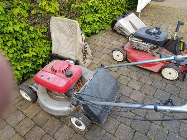 Grote foto grasmachine toro honda voor onderdelen tuin en terras grasmaaiers