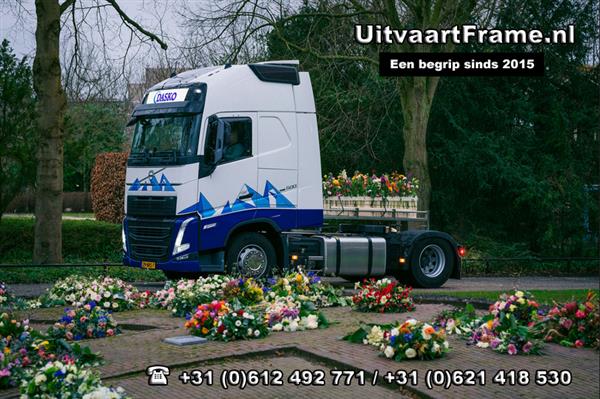 Grote foto bloemenband te huur om uitvaartkist op te fleuren zakelijke goederen overige zakelijke goederen