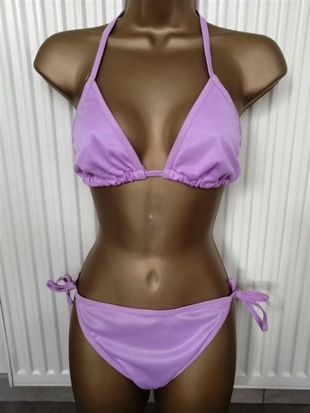 Grote foto bikini met koordjes in diverse mooie kleurtjes kleding dames badmode en zwemkleding