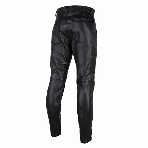 Grote foto heren leren broek model motor motoren kleding