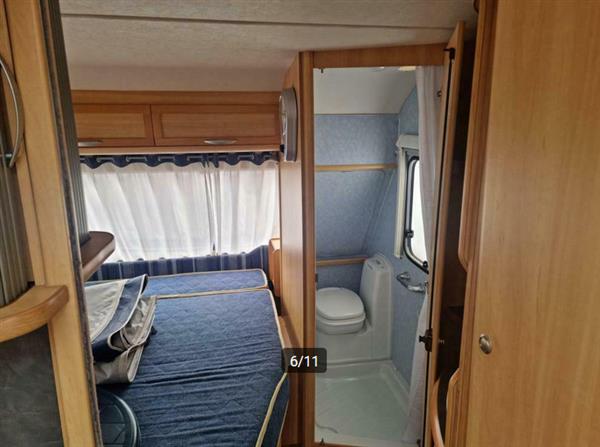 Grote foto sprite super 4.50 cf 2005 1e eig. vast bed caravans en kamperen caravans