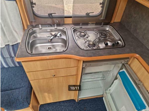 Grote foto sprite super 4.50 cf 2005 1e eig. vast bed caravans en kamperen caravans