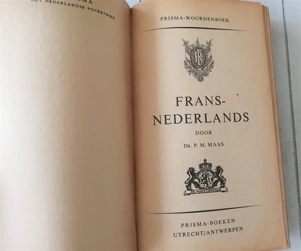 Grote foto prisma woordenboek frans nederlands 1963 boeken woordenboeken