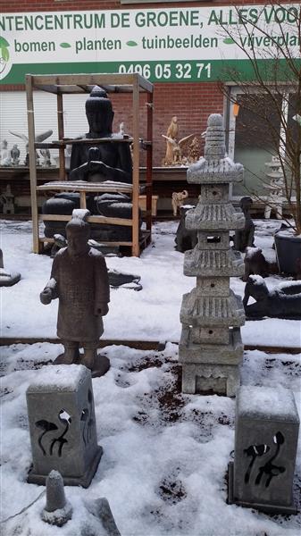 Grote foto pagode in graniet groot aanbod tuin en terras tuindecoratie