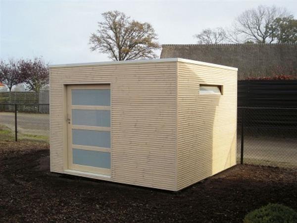 Grote foto strak tuinhuis box vurenhout in diverse maten tuin en terras tuinhuisjes en blokhutten