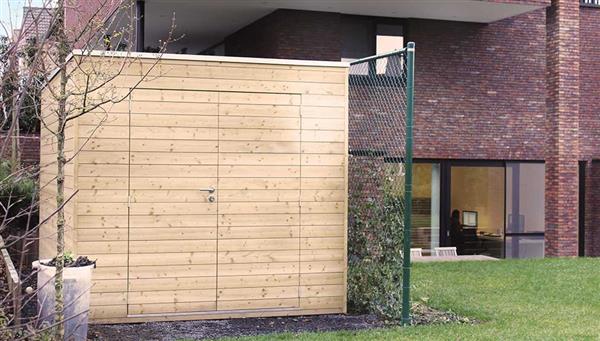 Grote foto strak tuinhuis box vurenhout in diverse maten tuin en terras tuinhuisjes en blokhutten