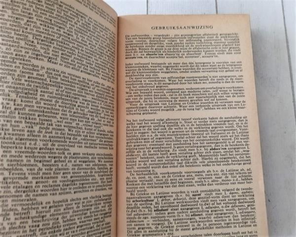Grote foto prisma vreemde woorden boek uit 1956 boeken woordenboeken