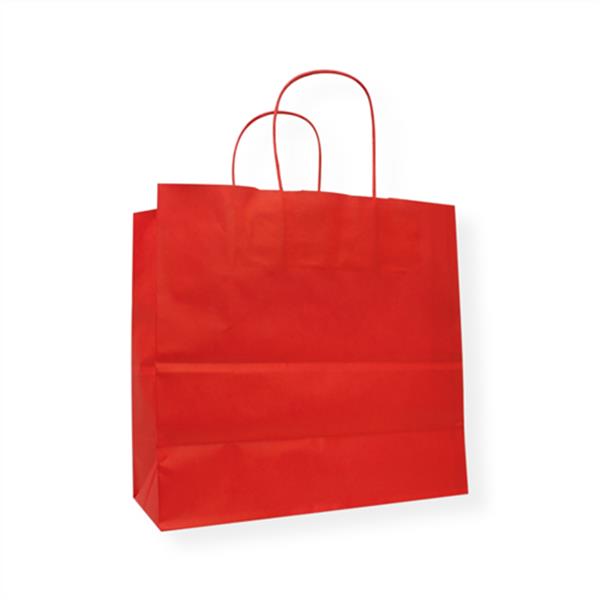 Grote foto papieren draagtas rood 250 x 240 mm zakelijke goederen overige zakelijke goederen