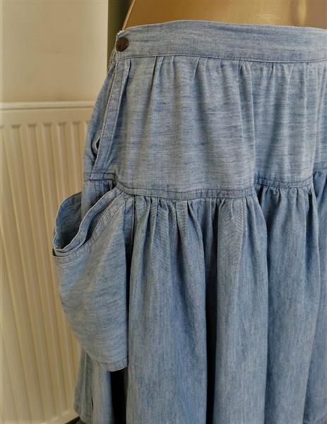 Grote foto vintage unieke halflange jeans rok medium kleding dames jurken en rokken