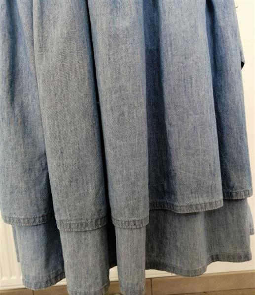 Grote foto vintage unieke halflange jeans rok medium kleding dames jurken en rokken