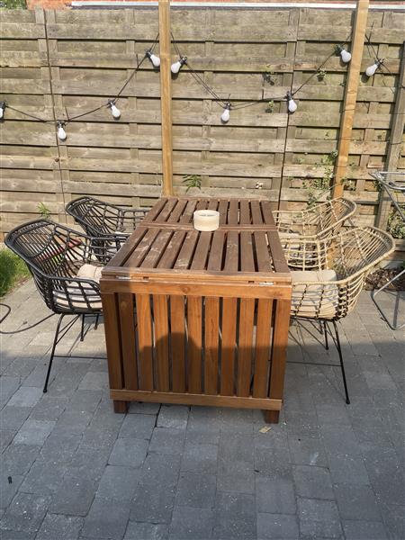 Grote foto loungeset tafel 6 stoelen tuin en terras tuinmeubelen