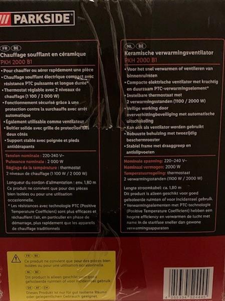 Grote foto parkside keramische verwarmingsventilator nieuw doe het zelf en verbouw verwarming radiatoren