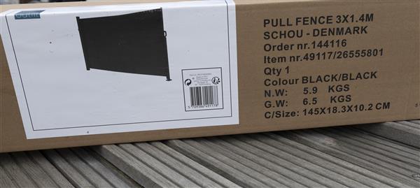 Grote foto terras windscherm huis en inrichting overige huis en inrichting