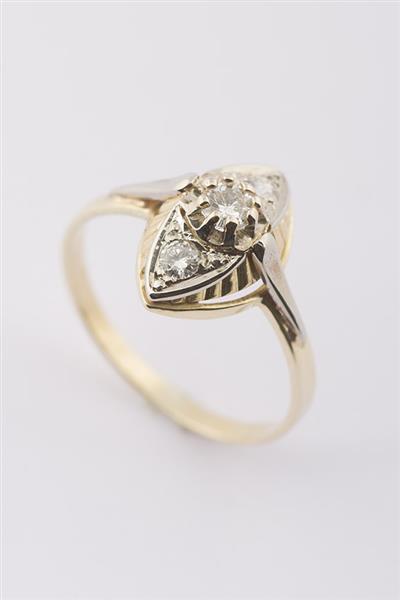 Grote foto markies ring met briljant kleding dames sieraden