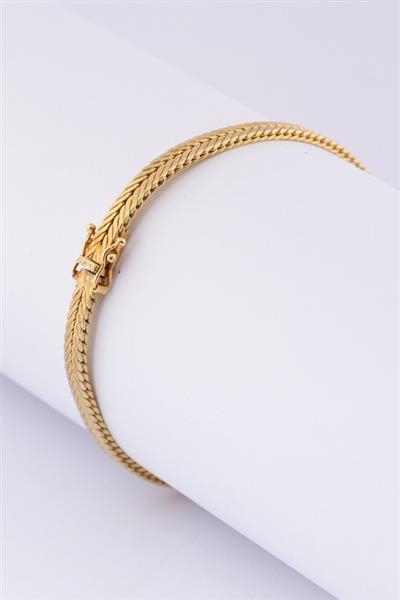 Grote foto gouden armband met briljanten kleding dames sieraden