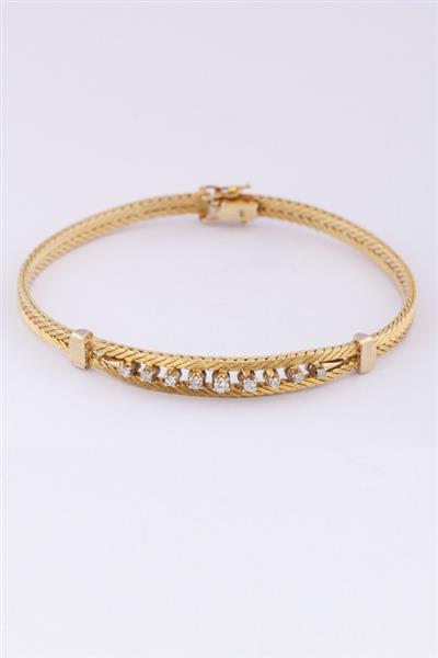 Grote foto gouden armband met briljanten kleding dames sieraden