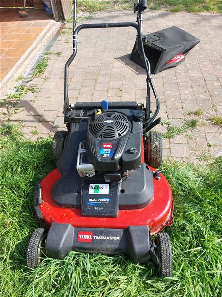 Grote foto toro timemaster twin blade. 875 series. tuin en terras grasmaaiers