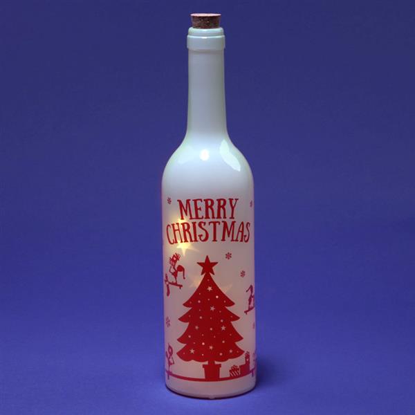 Grote foto fles met led verlichting kerstmis diversen overige diversen