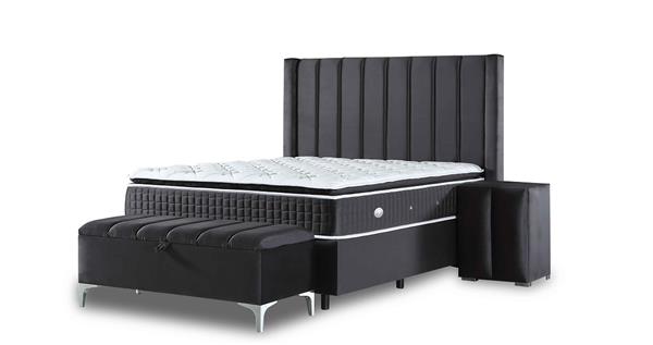 Grote foto opberg boxspring vegas zonder matras 160x200 huis en inrichting bedden