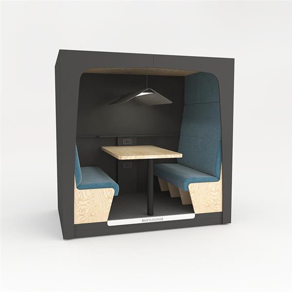 Grote foto stiltewerkplek busypod lounge voor 4 personen huis en inrichting kantooraccessoires