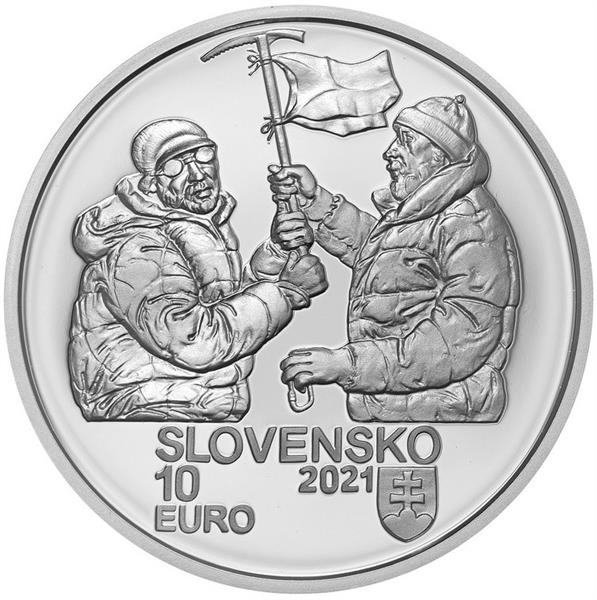 Grote foto slowakije 10 euro 2021 nanga parbat verzamelen munten overige