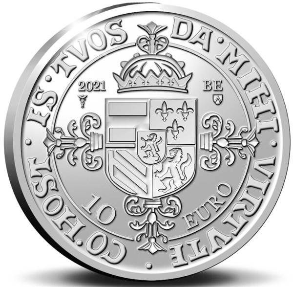Grote foto belgi 10 euro 2021 carolus v verzamelen munten overige