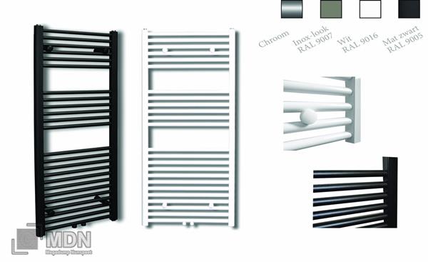 Grote foto sanicare design radiator midden aansluiting recht 120 x 45 cm. doe het zelf en verbouw sanitair