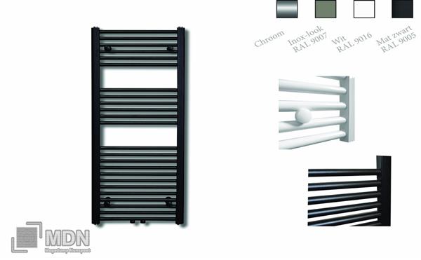 Grote foto sanicare design radiator midden aansluiting recht 120 x 45 cm. doe het zelf en verbouw sanitair