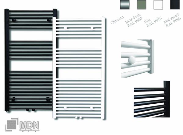 Grote foto sanicare design radiator midden aansluiting recht 120 x 60 cm. doe het zelf en verbouw sanitair